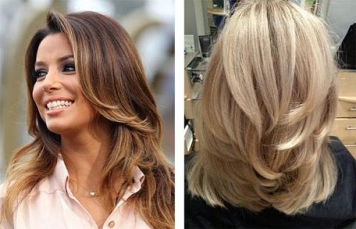 Многослойная стрижка с челкой. Многослойные стрижки и их плюсы