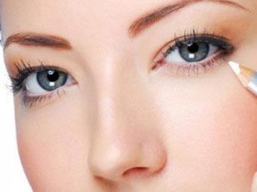 Белый карандаш для глаз, как пользоваться.