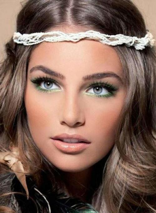 Дневной макияж для серо-голубых глаз. Вечерний макияж для серых глаз