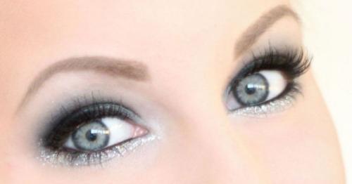 Дневной макияж для серо-голубых глаз. Вечерний макияж для серых глаз