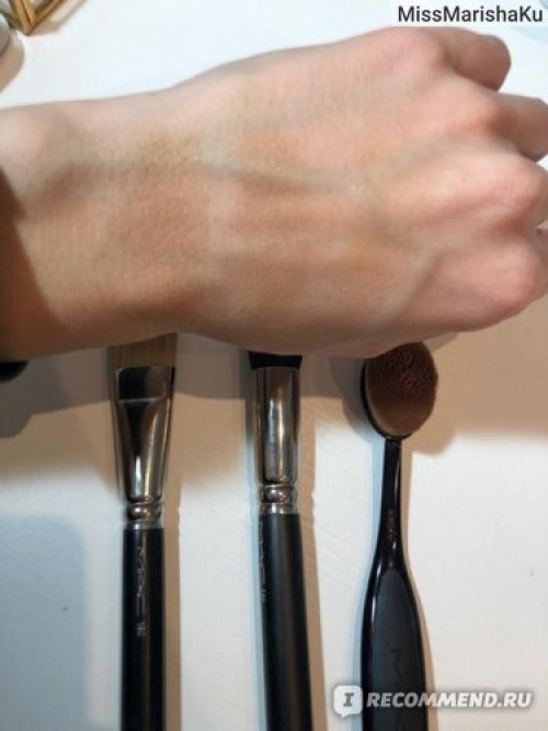 MAC кисть для макияжа. Лучшая кисть для нанесения тона и кремовых продуктов! Почему ее НЕ стоит покупать в MAC и много ФОТО внутри!