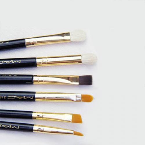 MAC кисти для макияжа оригинал. Ручка и окантовка кисти