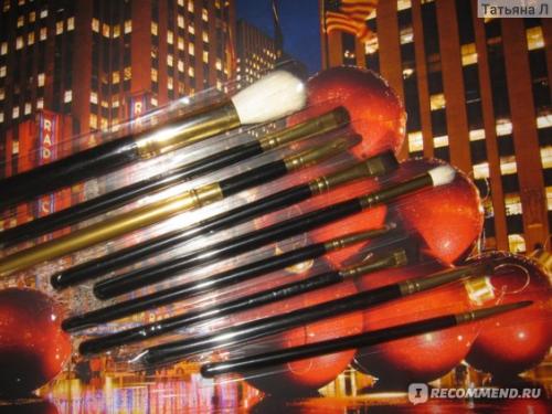 Набор кистей для макияжа MAC 12 штук. Отличные недорогие кисти из синтетики и натурального ворса