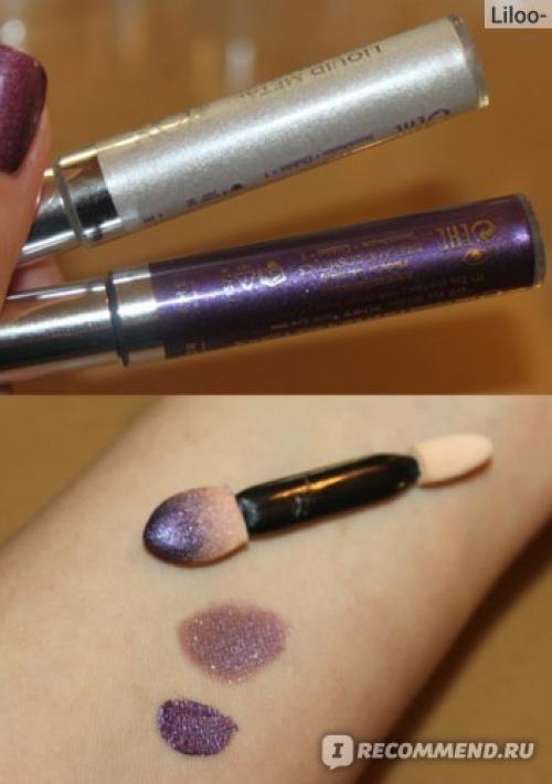 Жидкие тени для век с эффектом металлик. Эффектный вечерний макияж