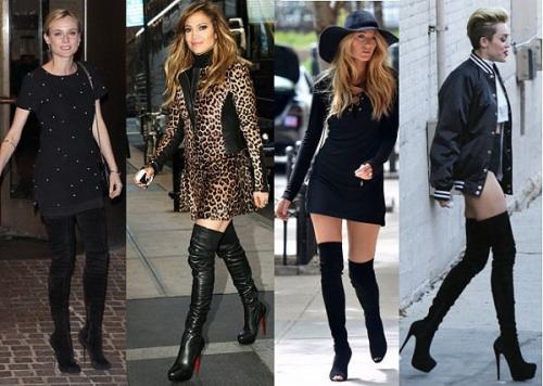 Высокие сапоги 2019 года. Актуальные модели