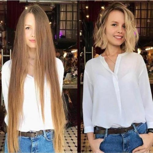 Преображение стрижка до и после. 20 изумительных преображений женщин просто с помощью стрижки