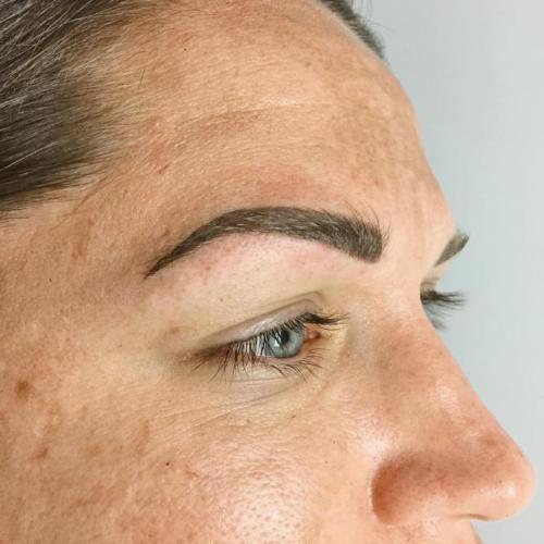 Татуаж бровей до и после. Этапы заживления перманентного макияжа бровей по дням: фото