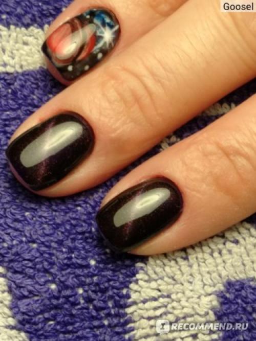 Кошачий ГЛАЗ пигменты для ногтей. Мои ногти - космос. Всеми любимый кошачий глаз, но в виде сухого пигмента