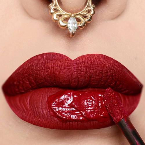 Помада для блондинок 2019. Модные оттенки матовых помад 2019 фото