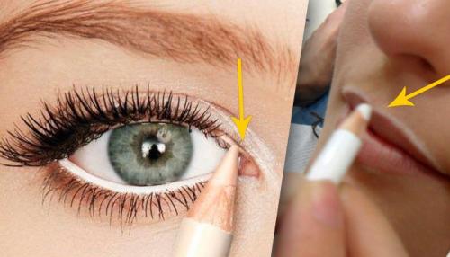 Как правильно пользоваться белым карандашом для глаз. 7 стильных вариантов использования белого карандаша в макияже