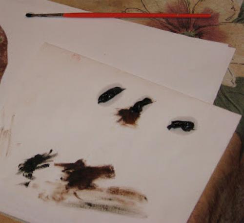 Как тонировать игрушки масляной краской. Тонирование мягких игрушек масляными красками.МК от Марии