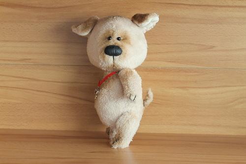 Как тонировать вязаную игрушку пастелью. 