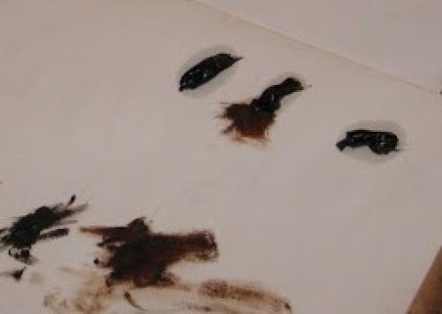 Как тонировать вязаную игрушку пастелью. 