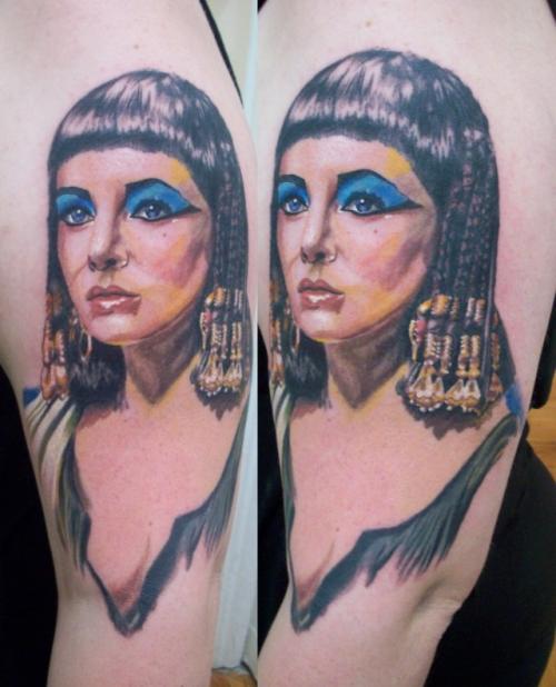 Глаз Клеопатры тату. Татуировка Клеопатра