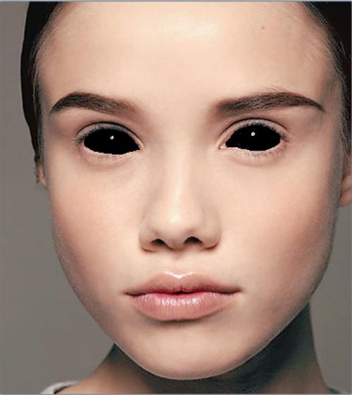 Как сделать черные глаза в жизни. Как сделать черные глаза, как в сериале Сверхъестественное