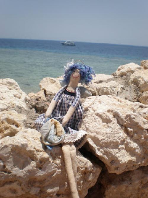 Глаза Тильды, как сделать. Мини мастер-класс от Nkale Вышиваем глазки Тильде