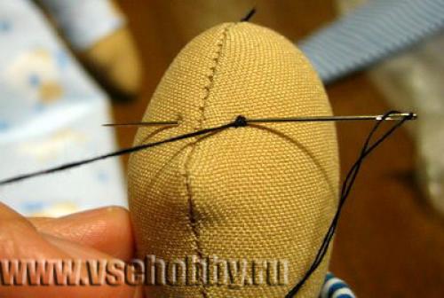 Как сделать игрушке глаза из ниток. Как вышить глазки Тильде французскими узелками