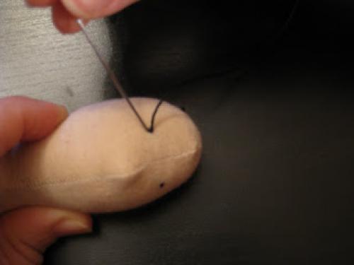 Глаза Тильды, как сделать. Мини мастер-класс от Nkale Вышиваем глазки Тильде