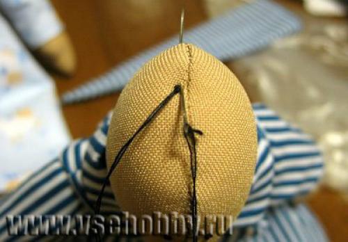 Как сделать игрушке глаза из ниток. Как вышить глазки Тильде французскими узелками