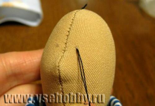 Как сделать игрушке глаза из ниток. Как вышить глазки Тильде французскими узелками