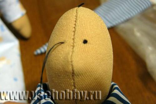 Как сделать игрушке глаза из ниток. Как вышить глазки Тильде французскими узелками