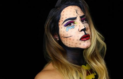 Макияж в стиле поп-арт. Разновидности