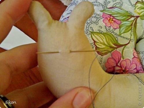 Как сделать кукле Тильде глаза. МК: Вышиваем глазки Тильде