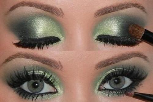 Тени Какого цвета подходят к зеленым глазам и русым волосам. Макияж для зеленых глаз и русых волос: подбираем верные оттенки
