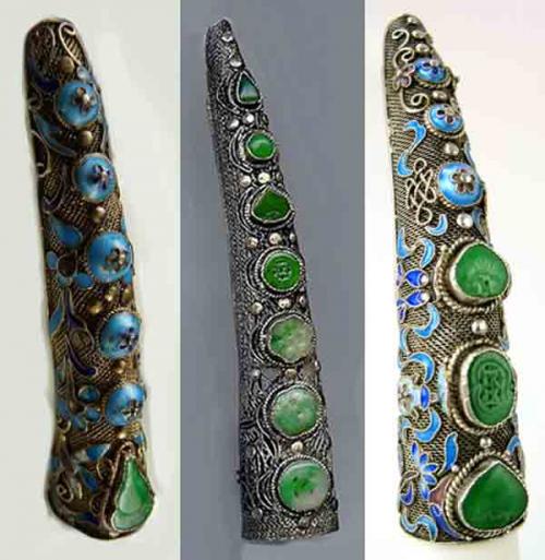 Ногти в Древнем Китае. Хучжи - "броня для ногтей" из древнего Китая