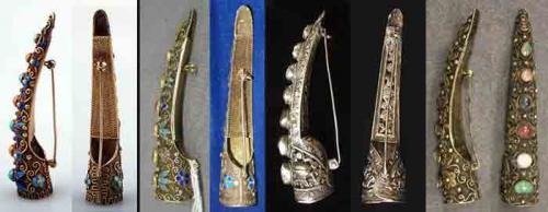 Ногти в Древнем Китае. Хучжи - "броня для ногтей" из древнего Китая