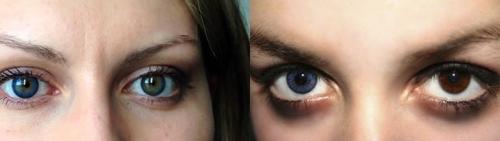 Глаза цвет меняют, как называется этот. Что такое глаза хамелеоны