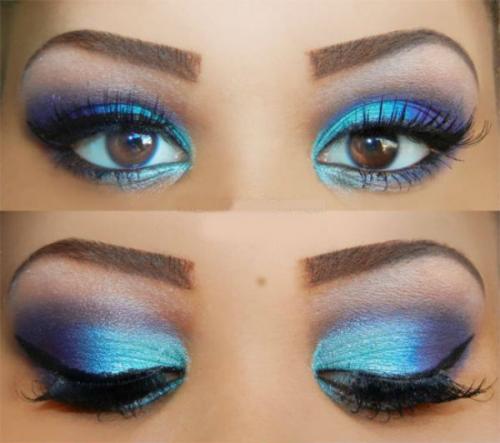 Вечерний макияж смоки Айс для карих глаз. Макияж «смоки айс» для карих: выбор палитры теней