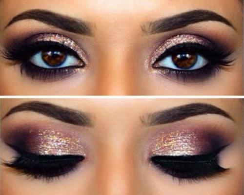 Вечерний макияж смоки Айс для карих глаз. Макияж «смоки айс» для карих: выбор палитры теней