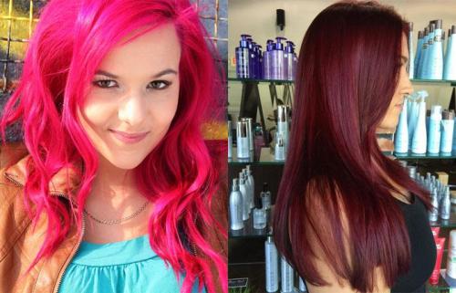 Макияж под цвет волос красное дерево. Кому подходит