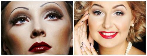 Винтажные стрелки макияж. Особенности ретро-стиля