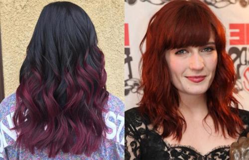 Макияж под цвет волос красное дерево. Кому подходит