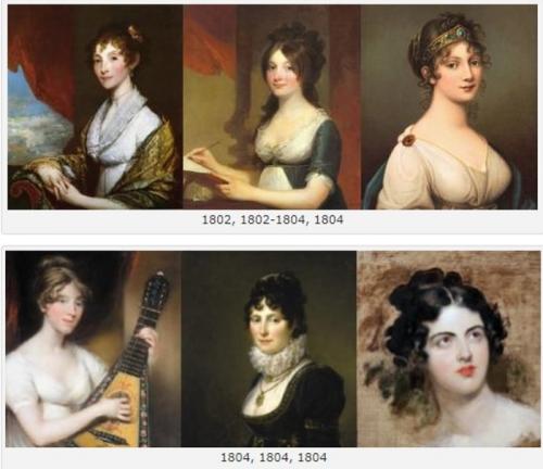 Прически 19 века. Прически начала 19 века