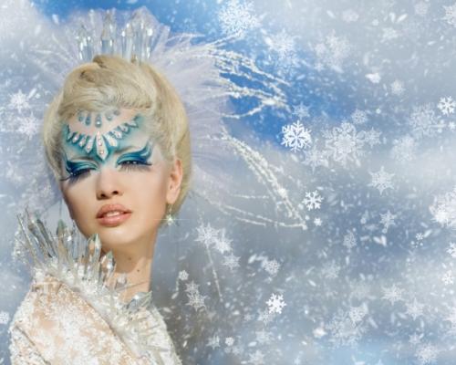 Макияж в стиле снежной королевы. Основные принципы