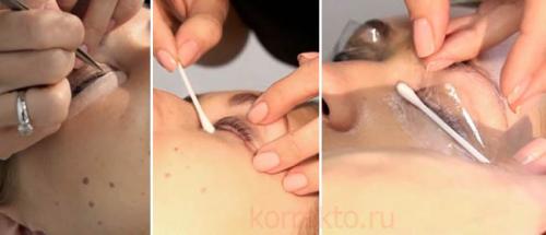 Ошибки при ламинировании ресниц. Технология ламинирования ресниц