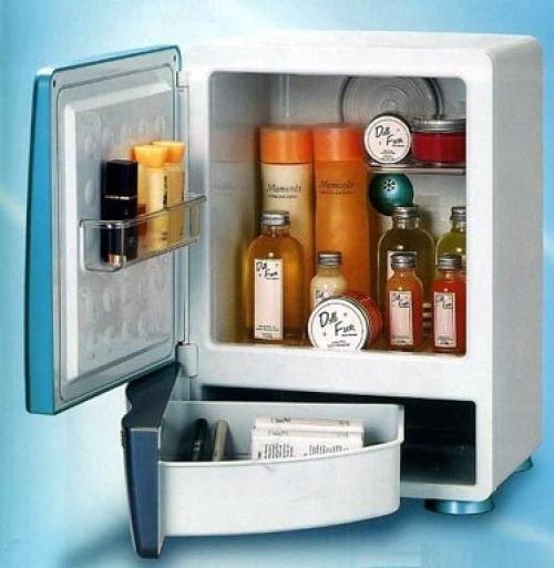 Как хранить косметику в ванной. В холодильнике