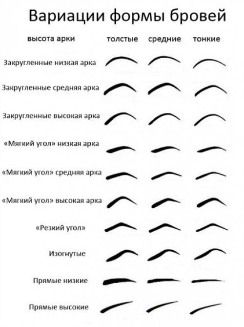 Типы лица и формы бровей. Основные типы лица, их характеристика 02 Типы лица и формы бровей. Основные типы лица, их характеристика 02