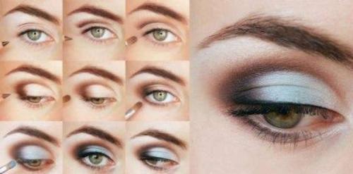 Макияж для серо зелено карих глаз. Макияж для глаз мягко-зеленого оттенка (с серыми нотками)