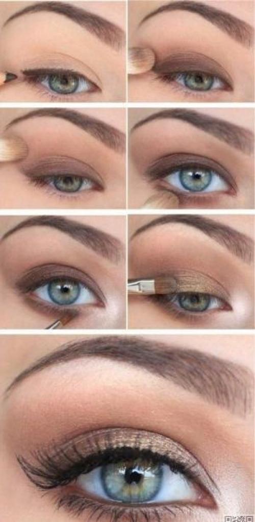 Макияж для увеличения глаз пошагово. Способы увеличения глаз
