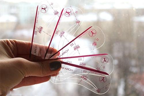 Трафарет для бровей в натуральную величину распечатать. Как сделать и распечатать трафареты для бровей