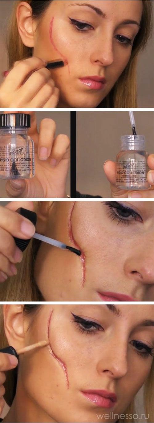 Грим на Хэллоуин. Пошаговые инструкции создания макияжа на Хэллоуин