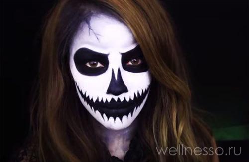 Грим на Хэллоуин. Пошаговые инструкции создания макияжа на Хэллоуин