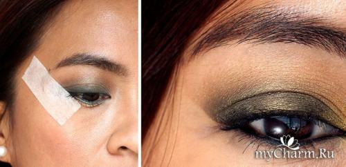 Скотч для макияжа. Зачем скотч в косметичке?