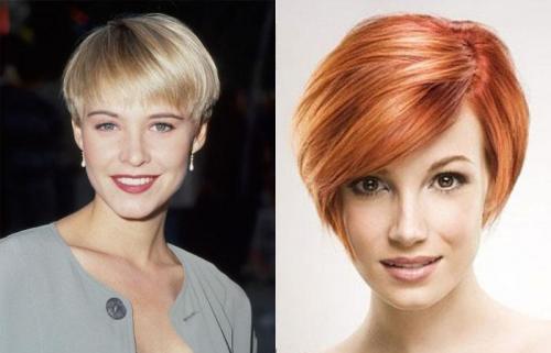 Сердцевидная форма лица прически. Треугольное лицо