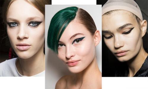 Трендовый макияж. Трен.  Модный макияж весна-лето 2019-2020: жирные стрелки