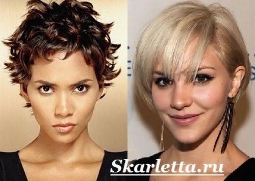 V образная форма лица. 